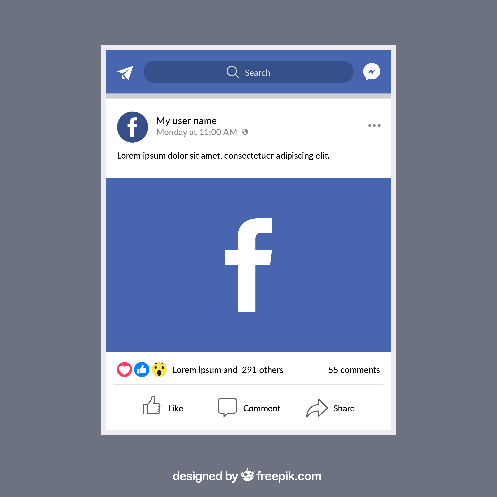 Facebook Template 1